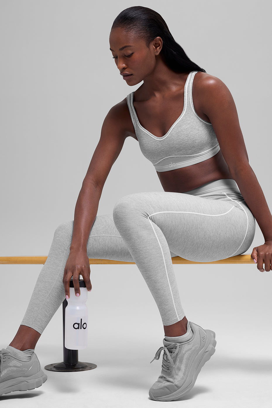 Alo Yoga Women'S 7/8 High-Waist Alosoft Heart Throb Legging
