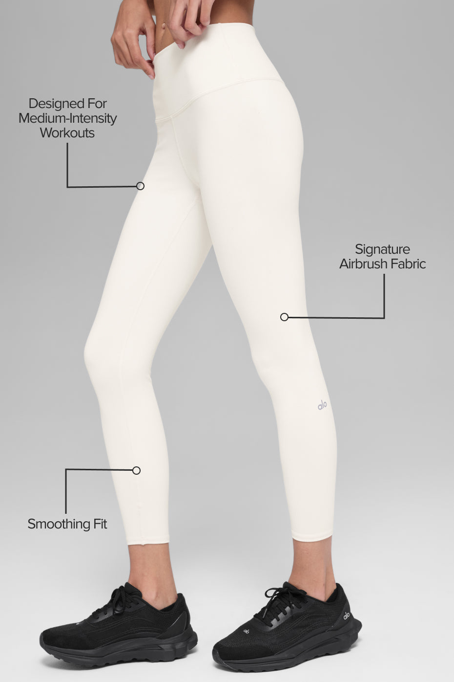 Alo Yoga Women'S 7/8 High-Waist Airbrush Legging