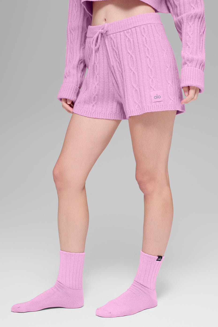 Alo Yoga Women'S Cable Knit Winter Bliss Short