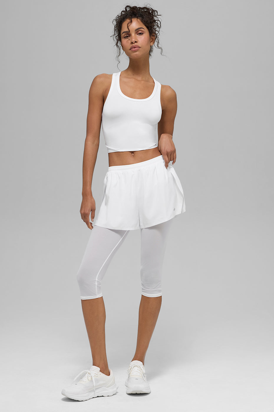 Alo Yoga Women'S Mesh Front Runner 2 In 1 Short
