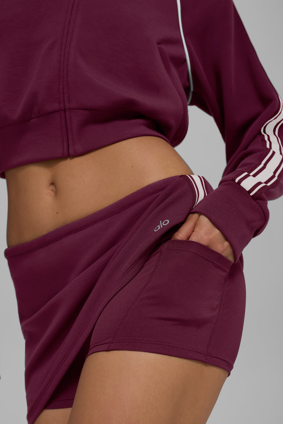 Alo Yoga Women'S Track Star Mini Skirt