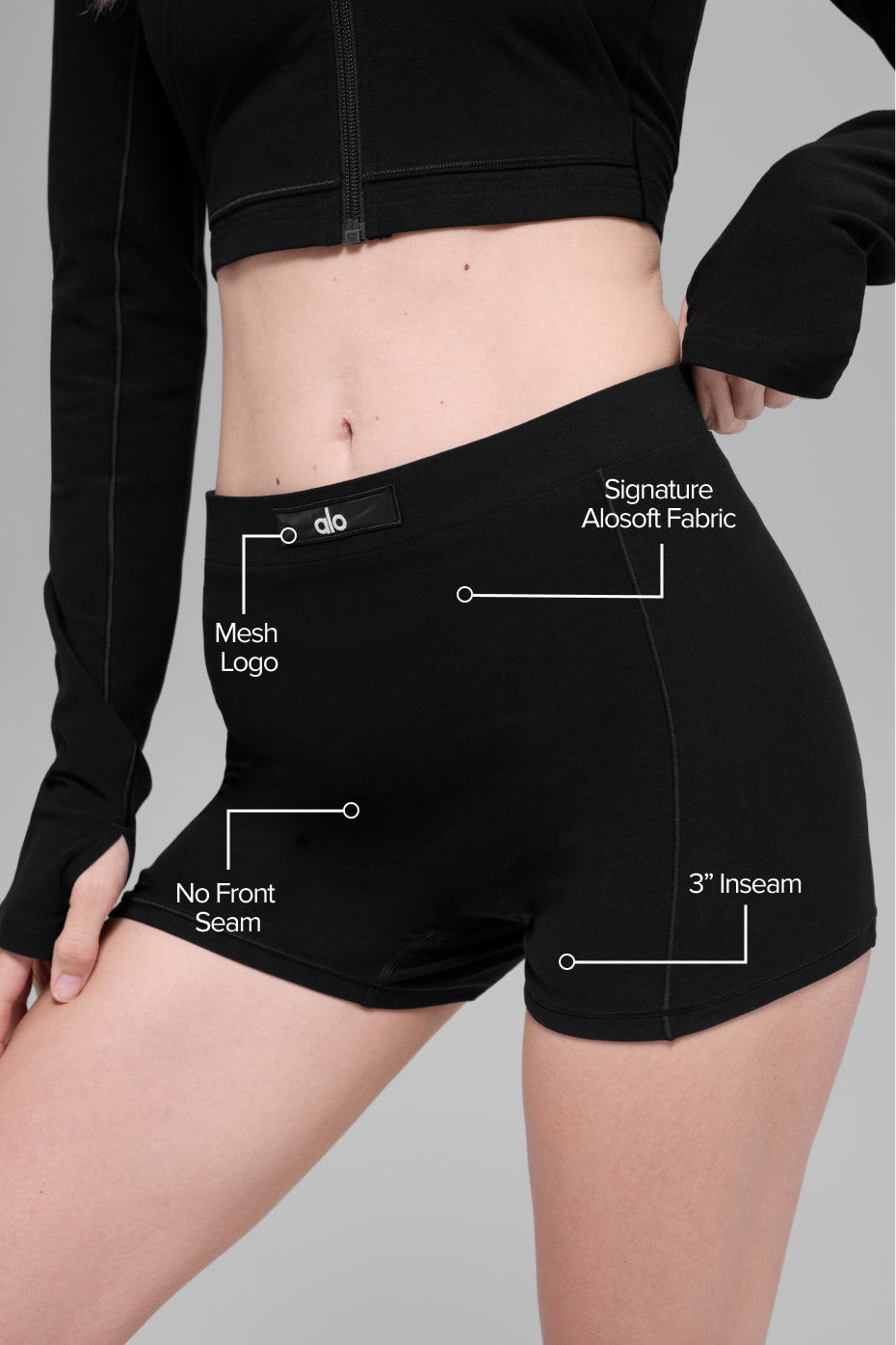 Alo Yoga Women'S Alosoft Sincere Micro Short