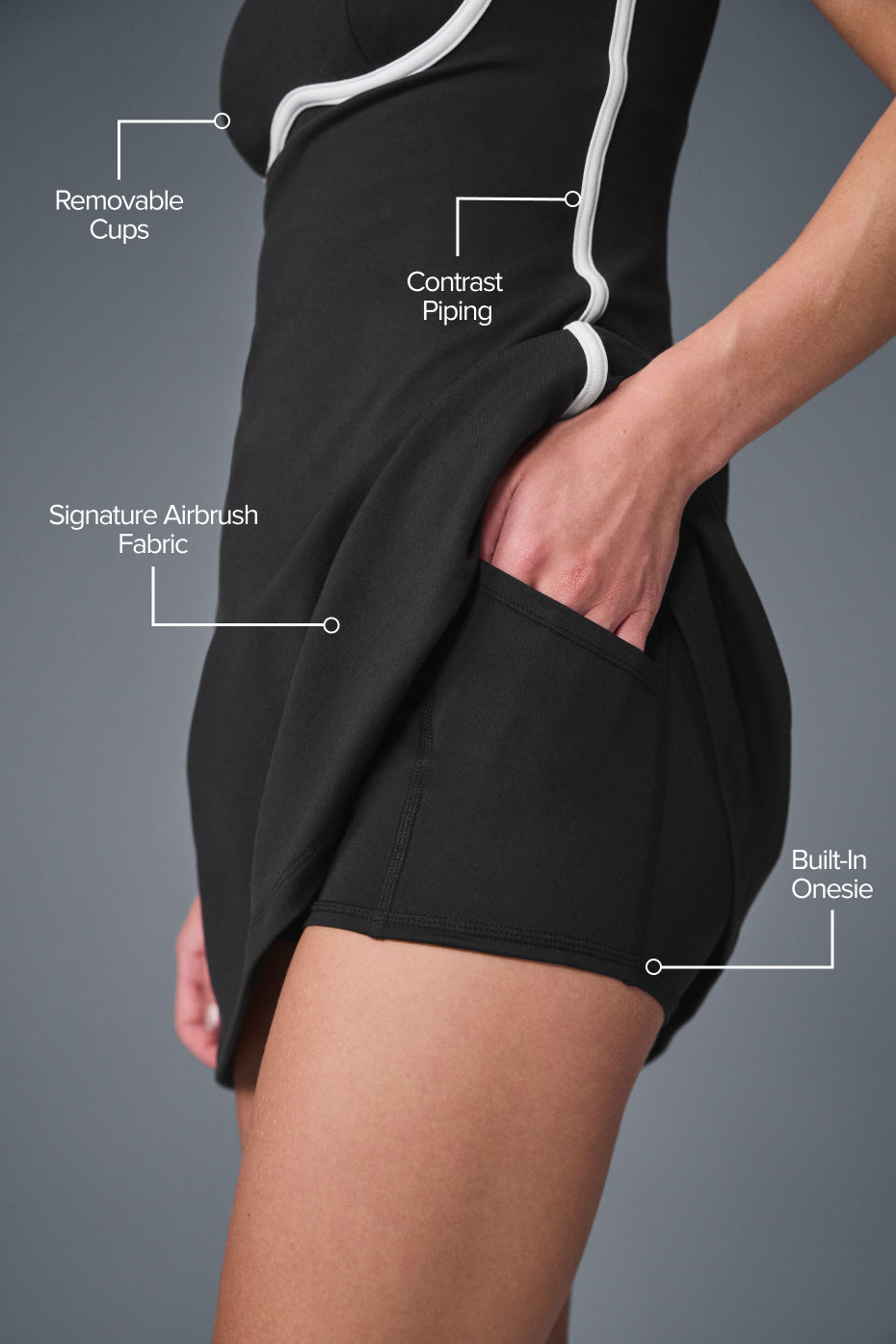 Alo Yoga Women'S Airbrush Streamlined Dress