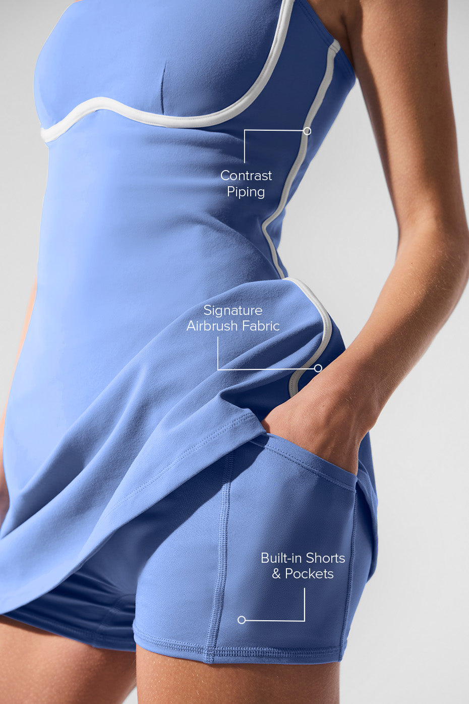Alo Yoga Women'S Airbrush Streamlined Dress