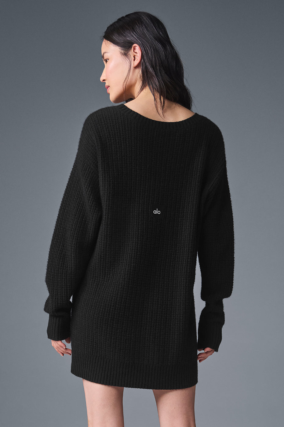 Alo Yoga Women'S Cashmere Plush Waffle Dress
