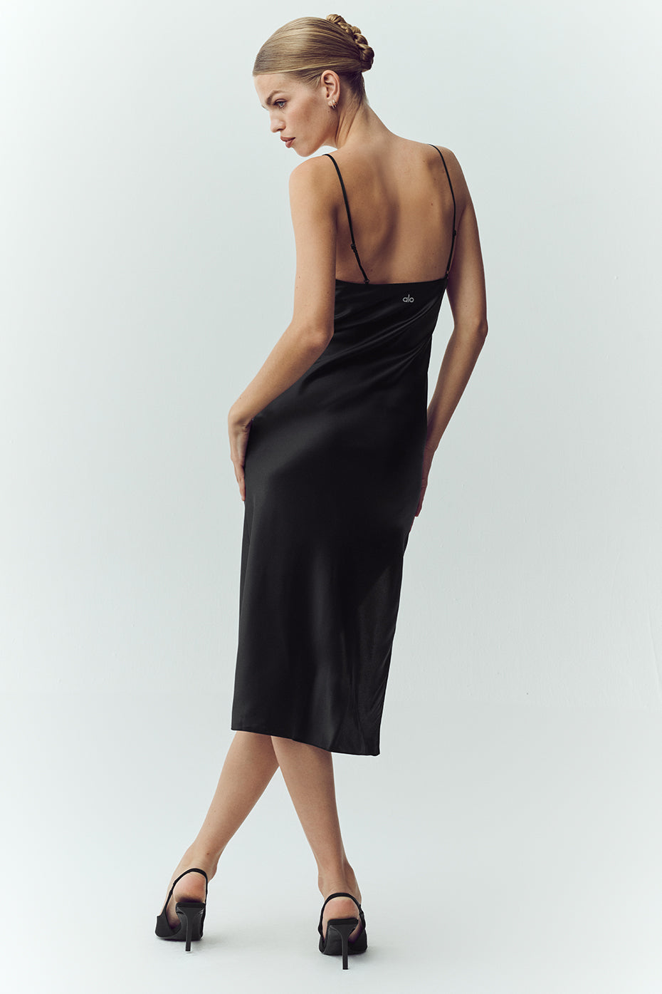 Alo Yoga Women'S Silk Luminous Slip Dress