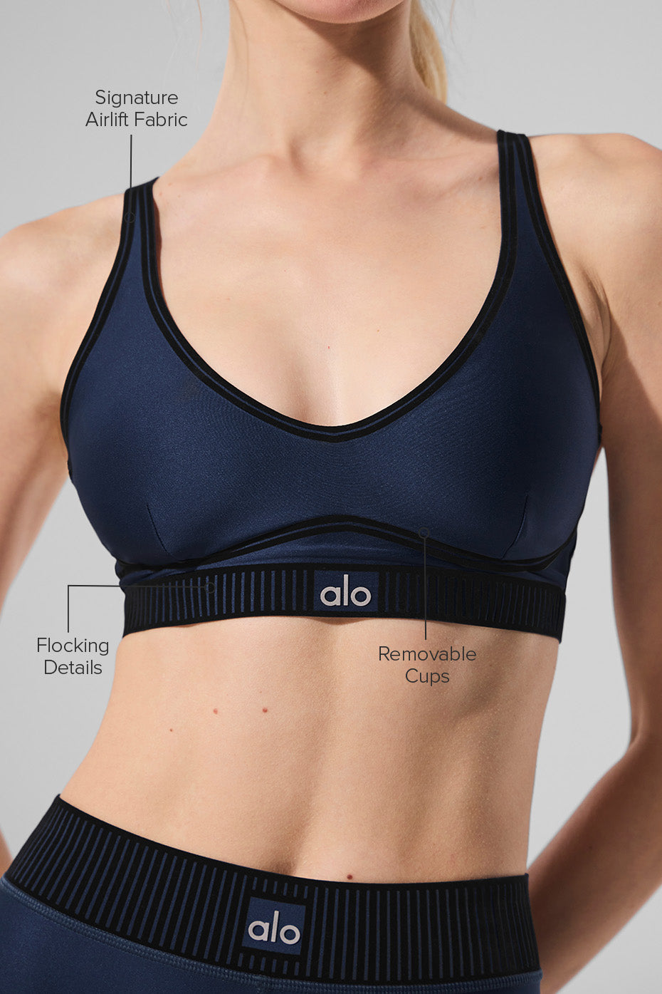 Alo Yoga Women'S Airlift Line Up Bra