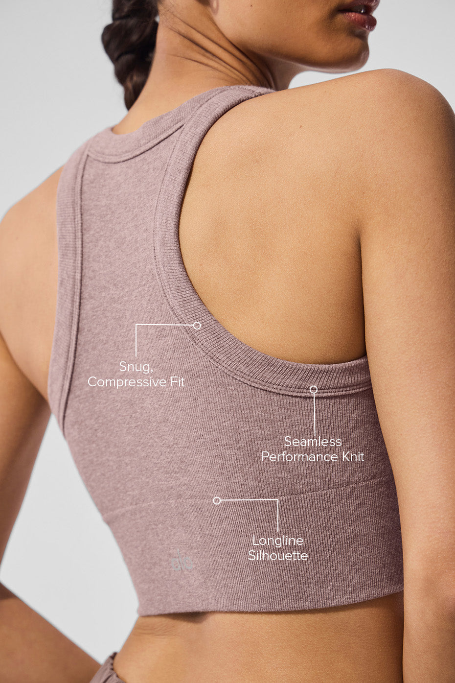 Alo Yoga Seamless Delight High Neck Bra