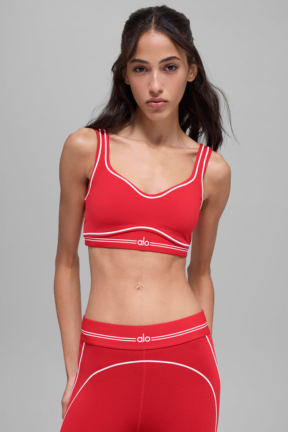 Alo Yoga Women'S Airbrush Heart Throb Bra