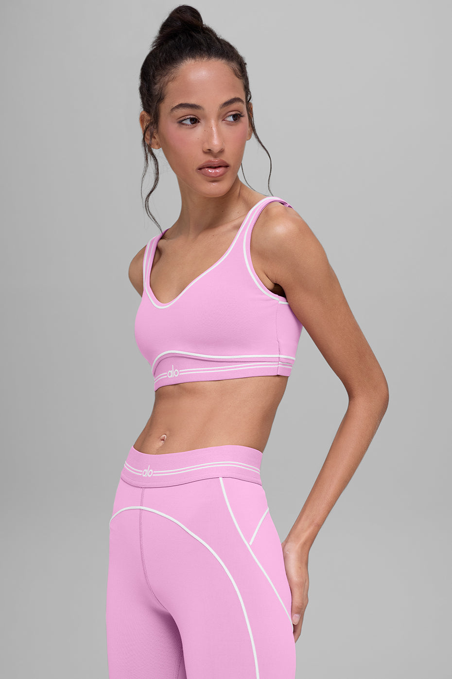 Alo Yoga Women'S Airbrush Heart Throb Bra
