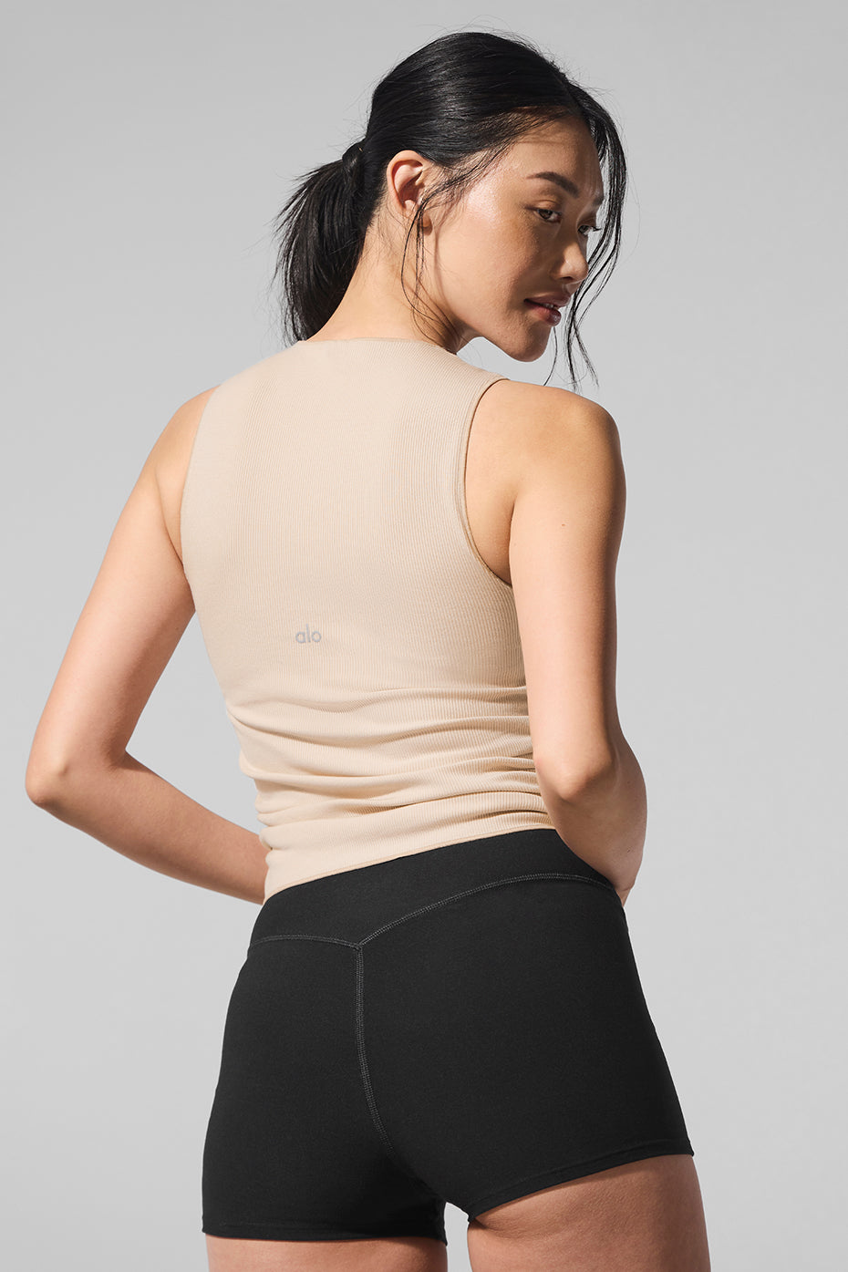 Alo Yoga Women'S Ribbed En Pointe Tank