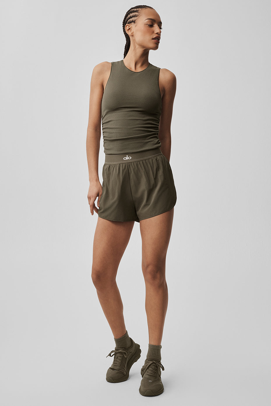 Alo Yoga Women'S Ribbed En Pointe Tank
