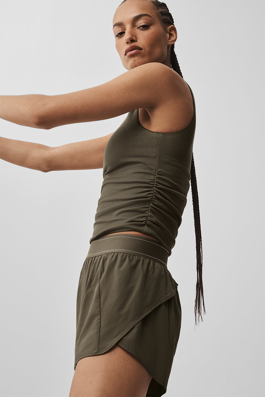 Alo Yoga Women'S Ribbed En Pointe Tank