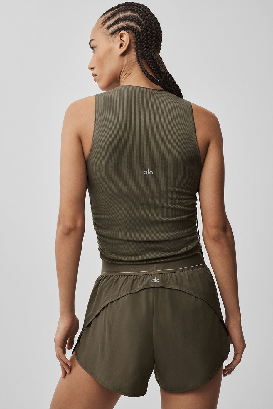 Alo Yoga Women'S Ribbed En Pointe Tank