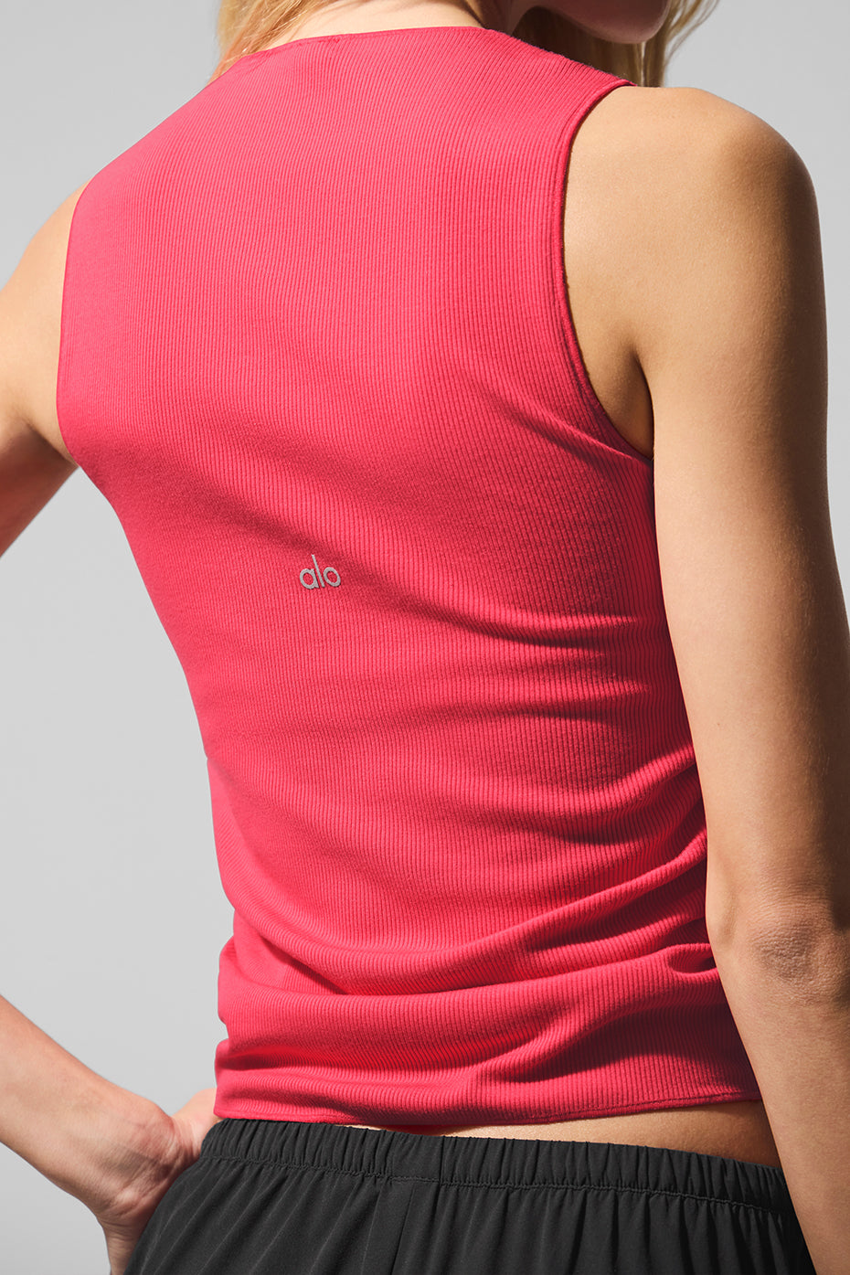 Alo Yoga Women'S Ribbed En Pointe Tank