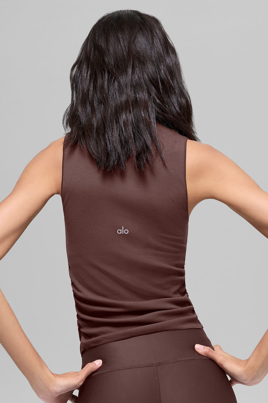 Alo Yoga Women'S Ribbed En Pointe Tank