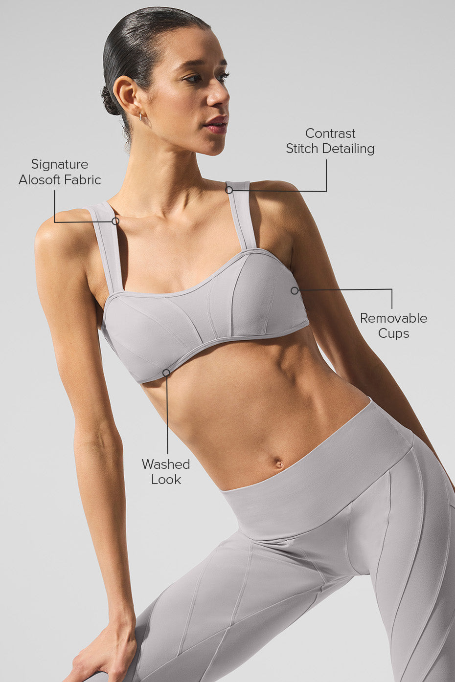 Alo Yoga Alosoft Sunray Bra