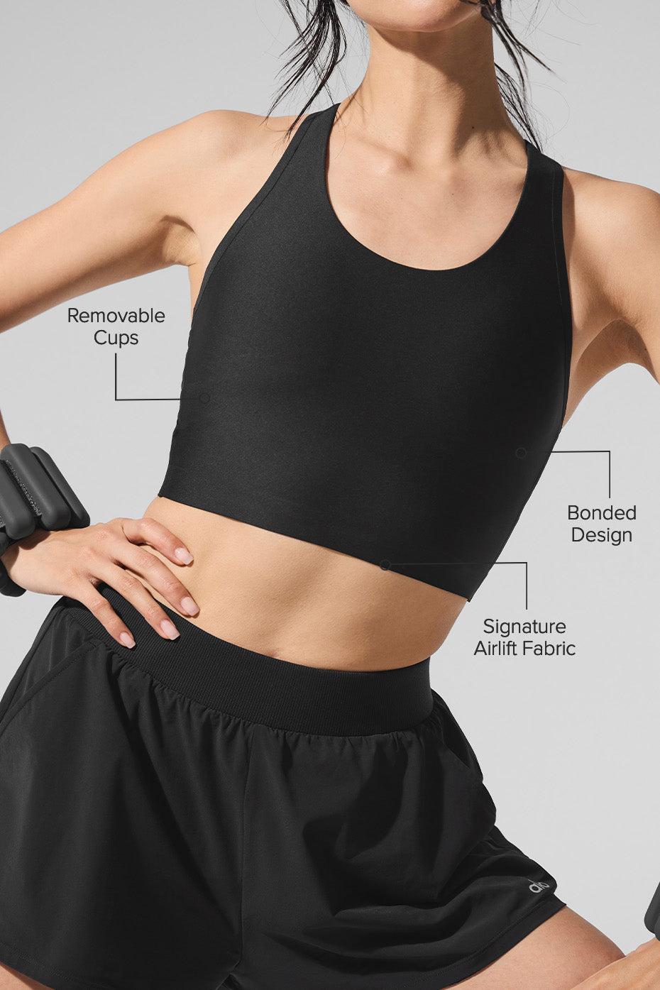 Alo Yoga Women'S Airlift Super Sleek Bra Tank