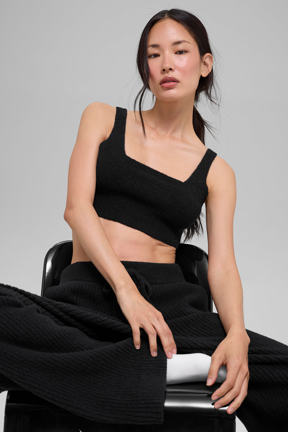 Alo Yoga Women'S Snuggle Up Sweater Bra