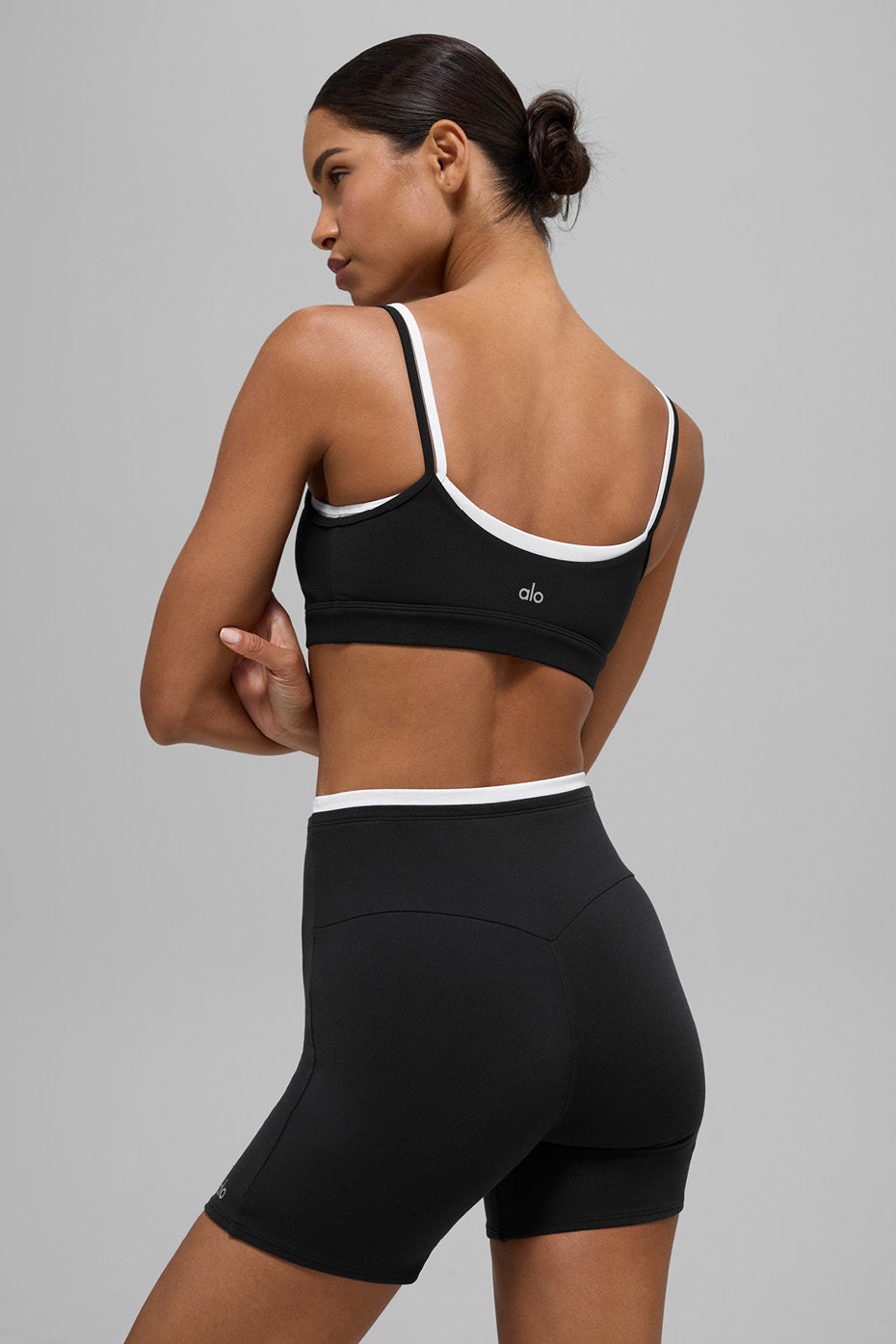 Alo Yoga Women'S Airbrush Double Up Bra