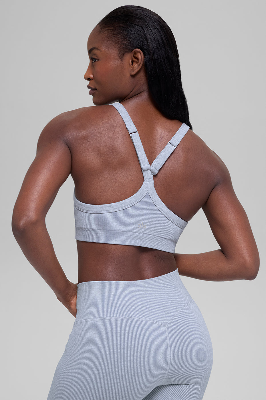 Alo Yoga Women'S Seamless Two Tone Rib Bra