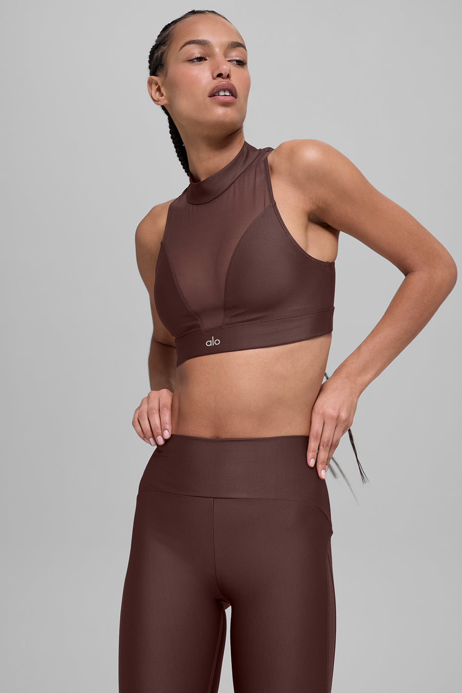 Alo Yoga Women'S Airlift Mesh Infatuation Bra