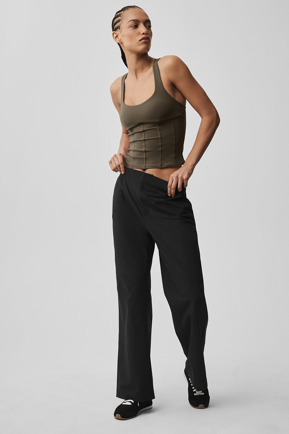Alo Yoga Women'S Airbrush Sparks Fly Corset Tank
