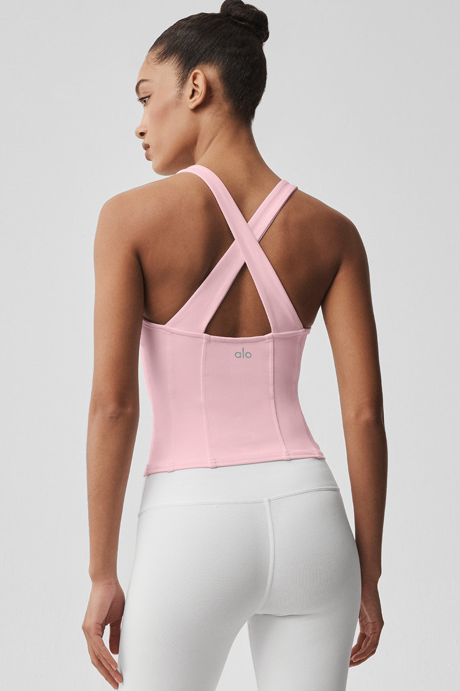 Alo Yoga Women'S Airbrush Sparks Fly Corset Tank