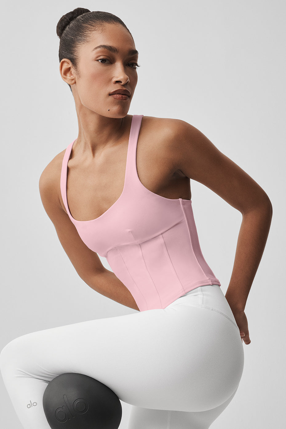 Alo Yoga Women'S Airbrush Sparks Fly Corset Tank