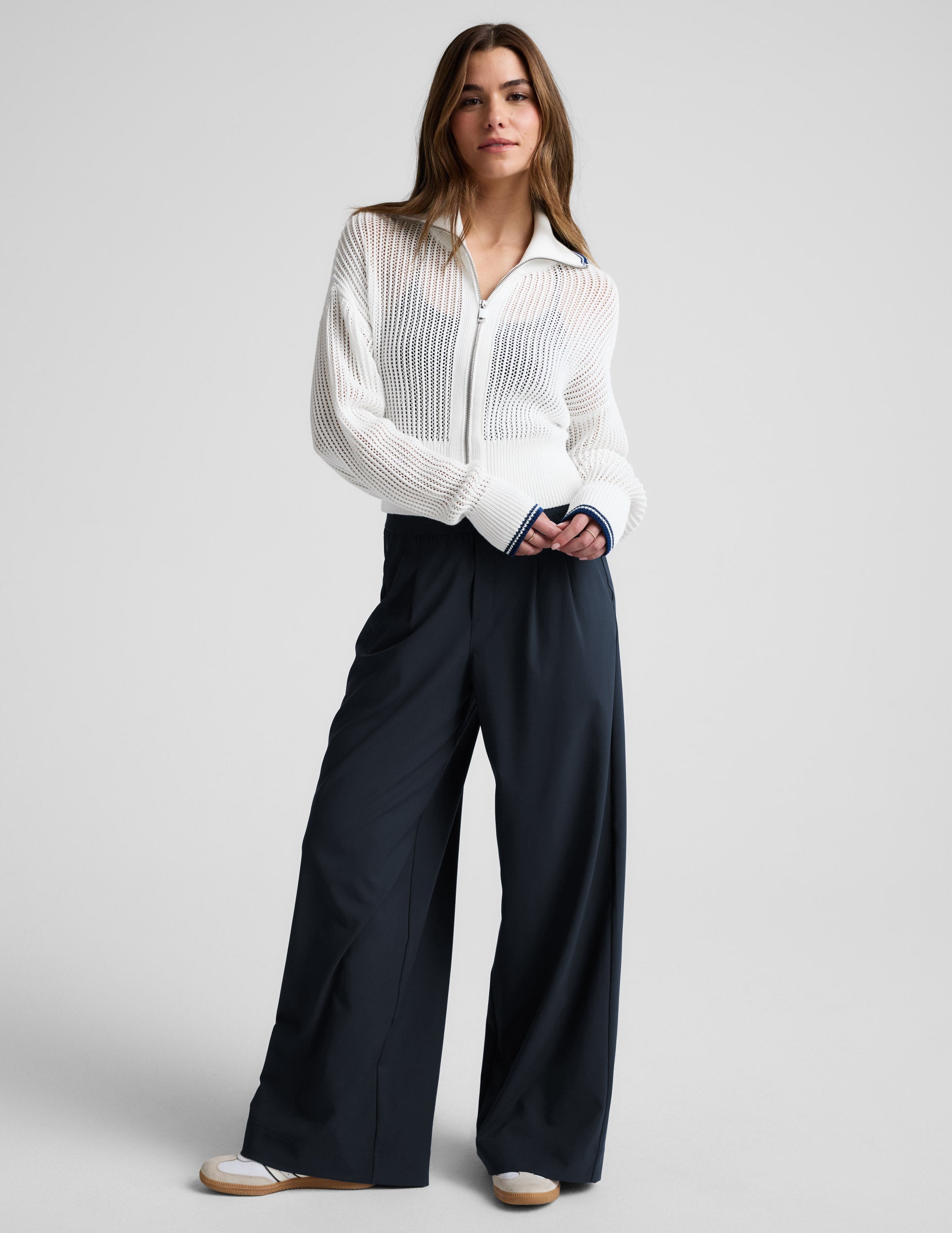 Beyond Yoga Heres The Stitch Zip Sweater Women's