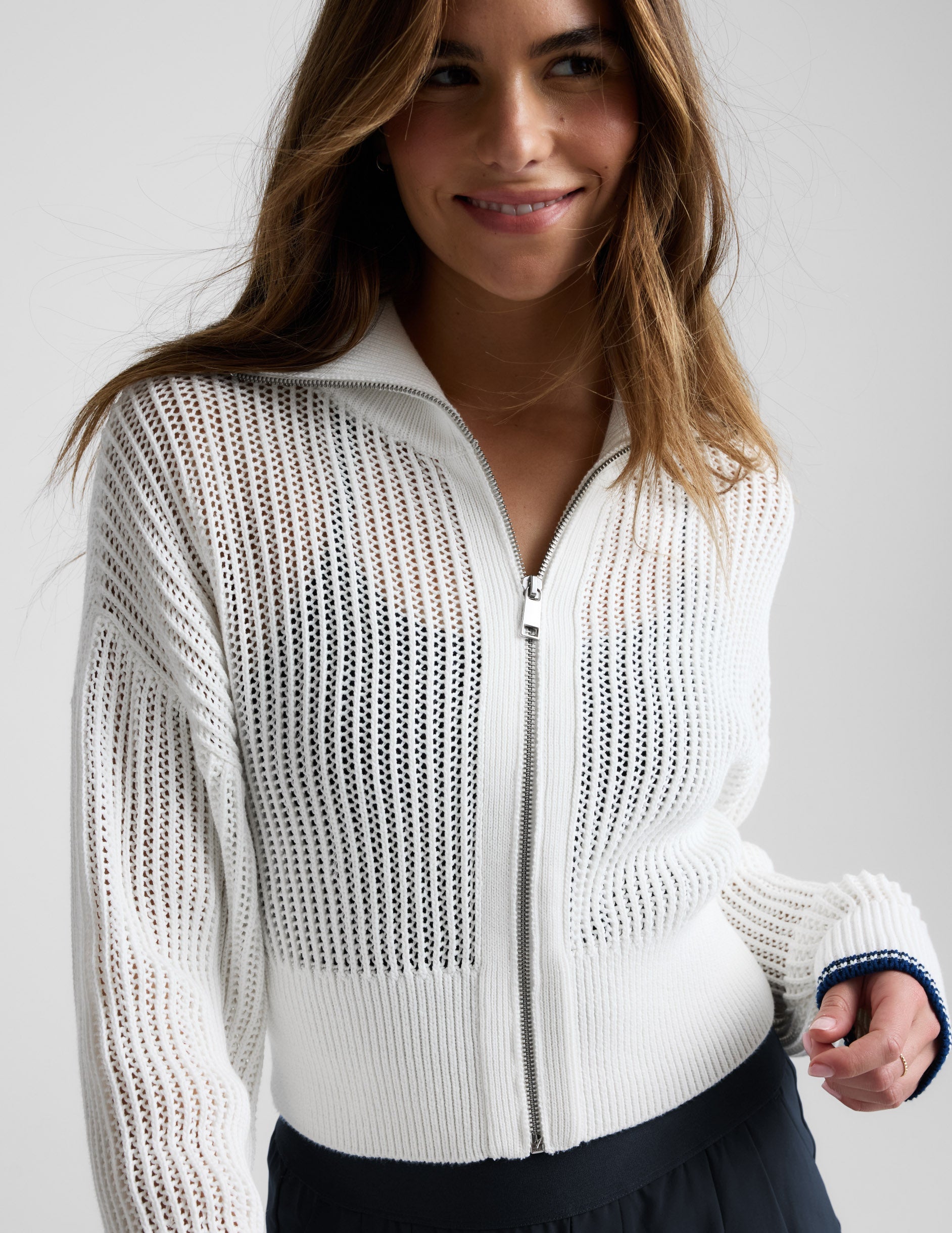 Beyond Yoga Heres The Stitch Zip Sweater Women's
