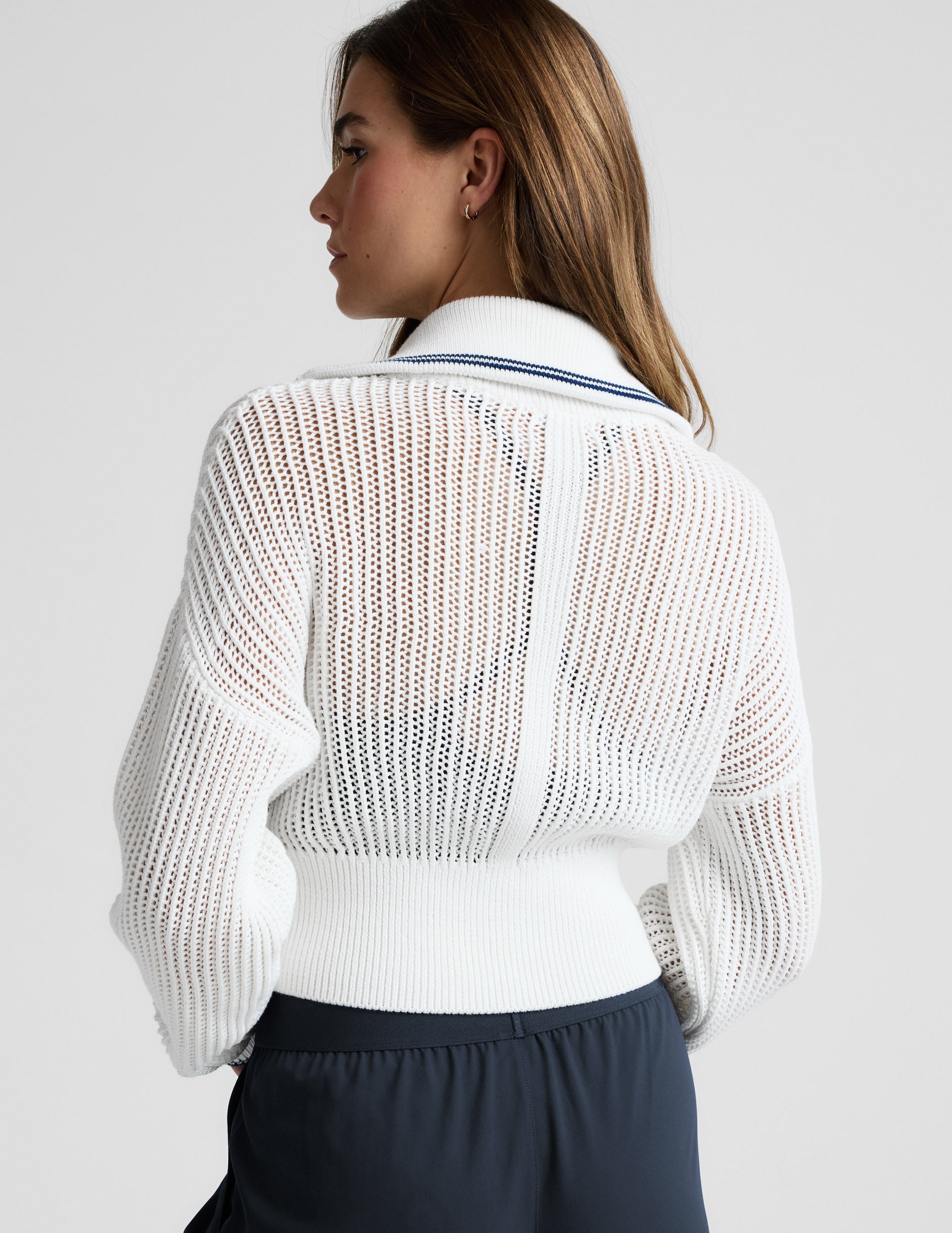 Beyond Yoga Heres The Stitch Zip Sweater Women's