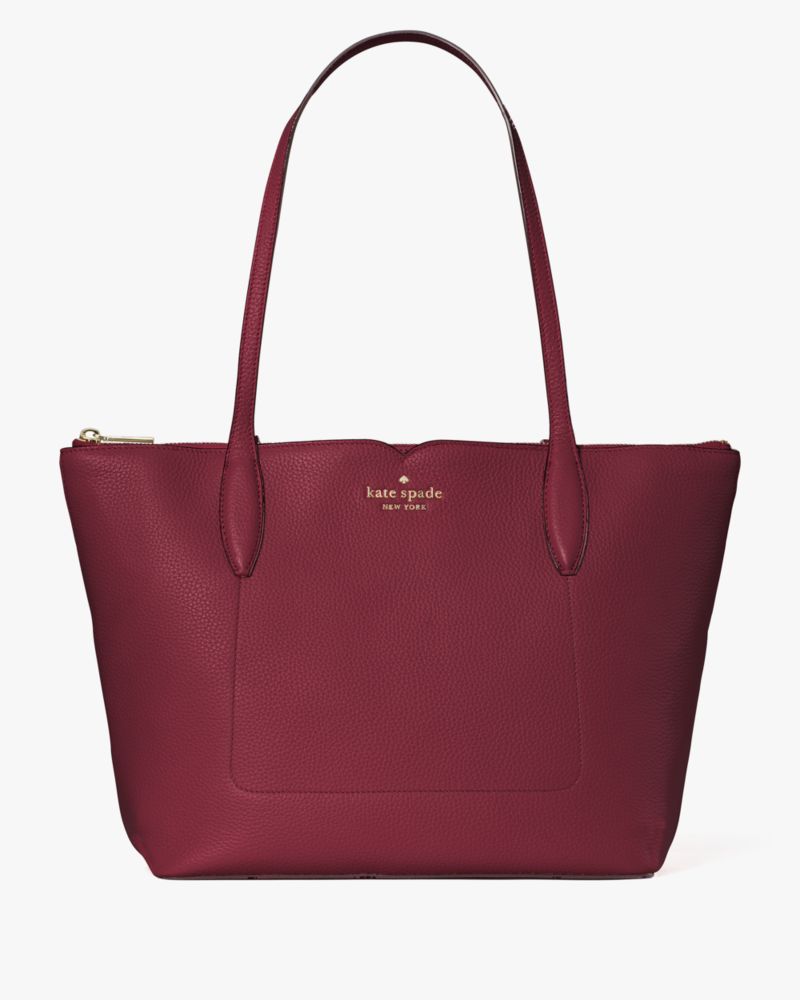 KateSpade Harlow Tote Bag Red Jam
