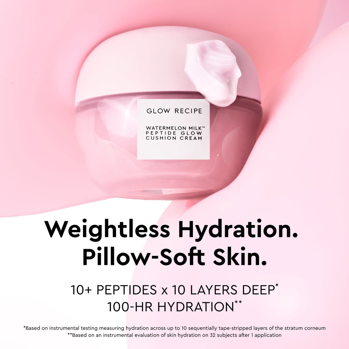 Glow Recipe Watermelon Milk Peptide Cushion Cream Refillable Moisturizer