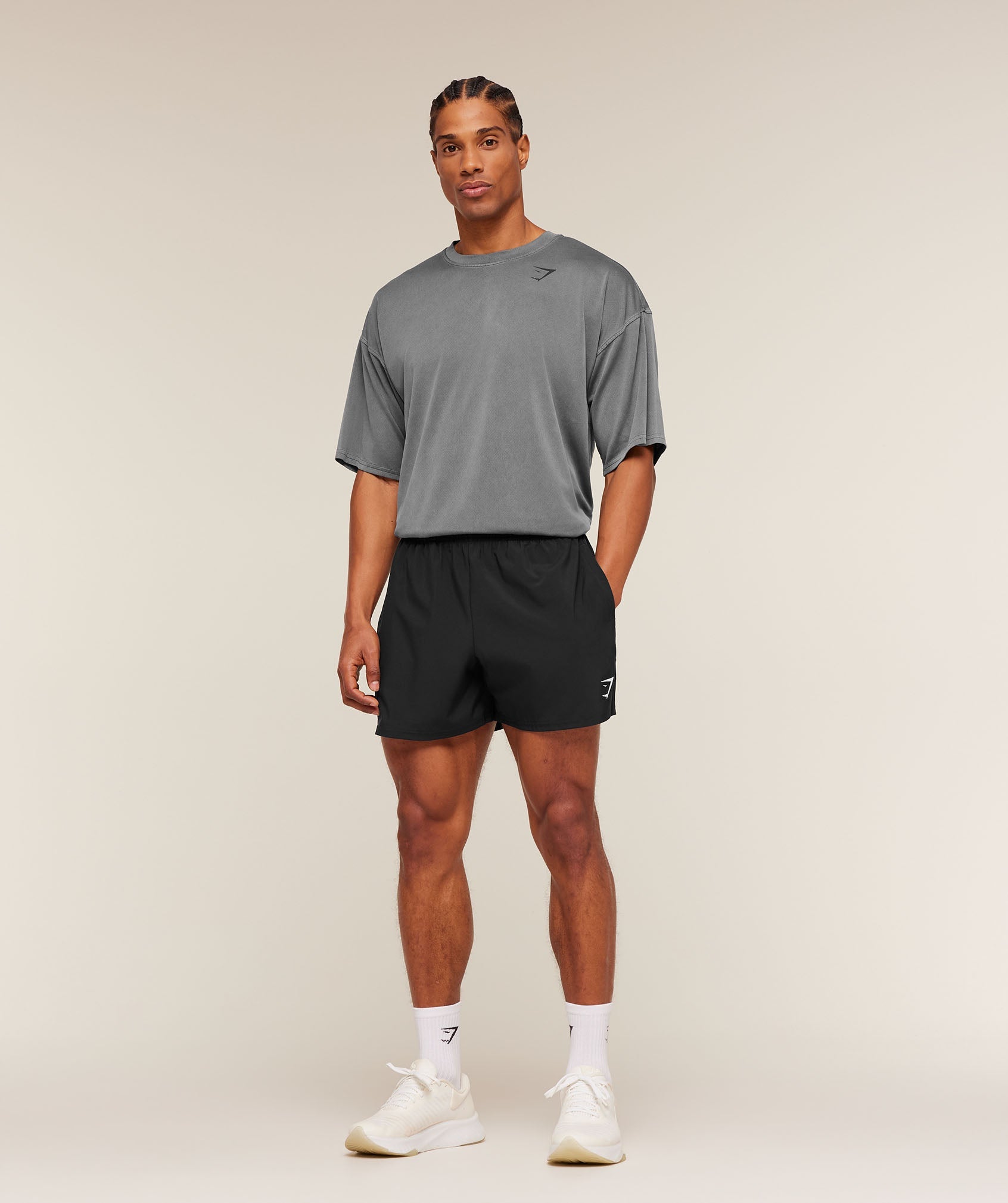 Gymshark Washed Pastels T-Shirt Black