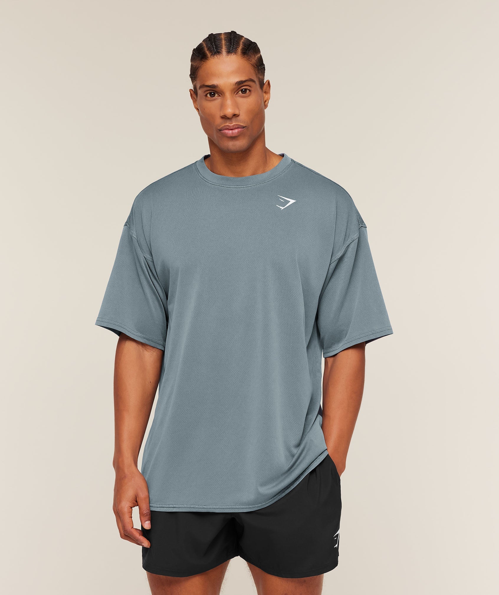 Gymshark Washed Pastels T-Shirt Stealth Blue