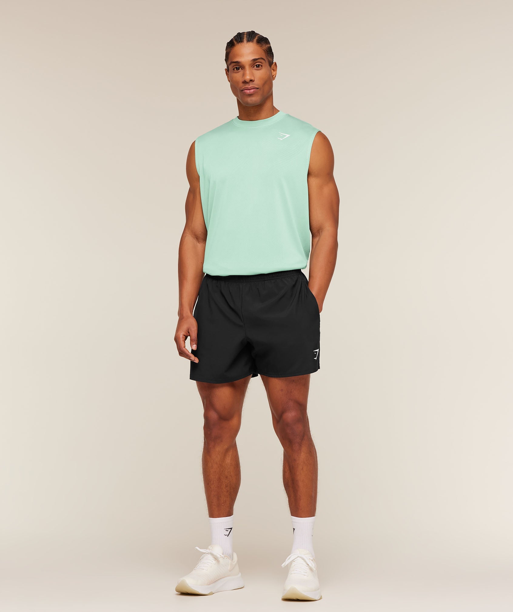 Gymshark Washed Pastels Tank Pop Turquoise