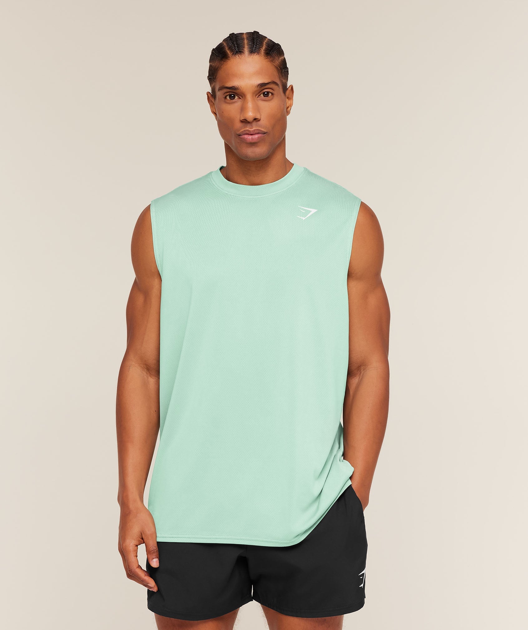 Gymshark Washed Pastels Tank Pop Turquoise