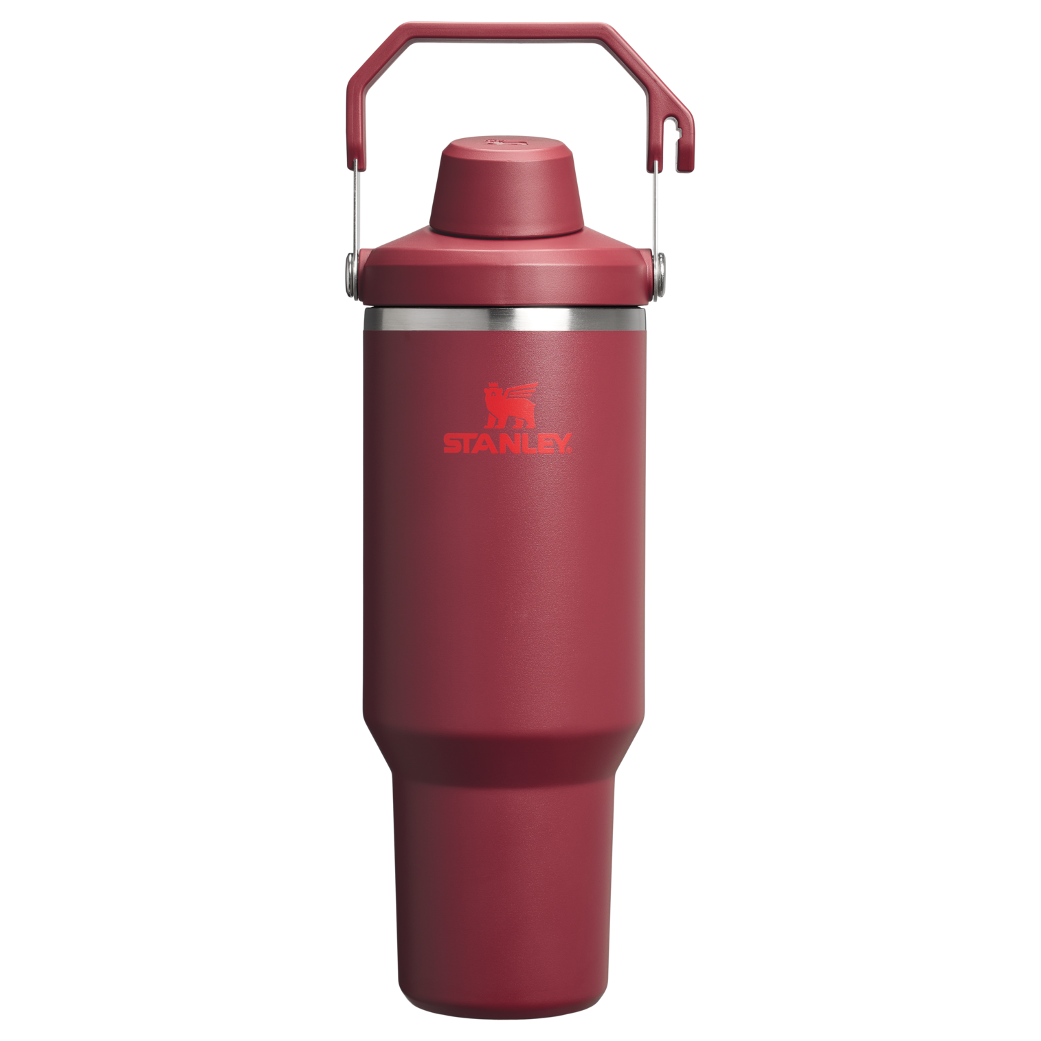 The IceFlow Tumbler with Fast Flow Lid | 40 OZ Cranberry Cranberry