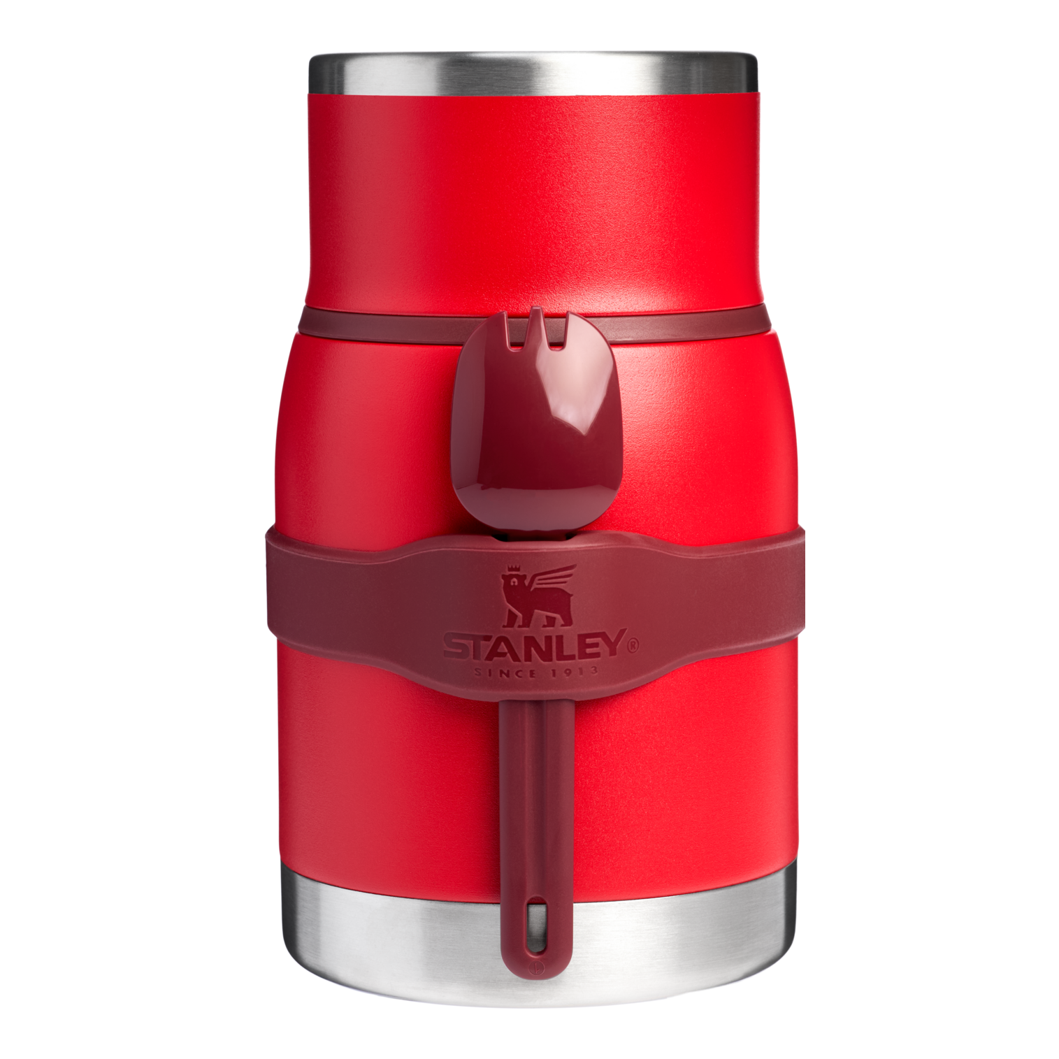 Stanley Adventure To-Go Food Jar + Spork | 24 OZ Chili Red Chili Red