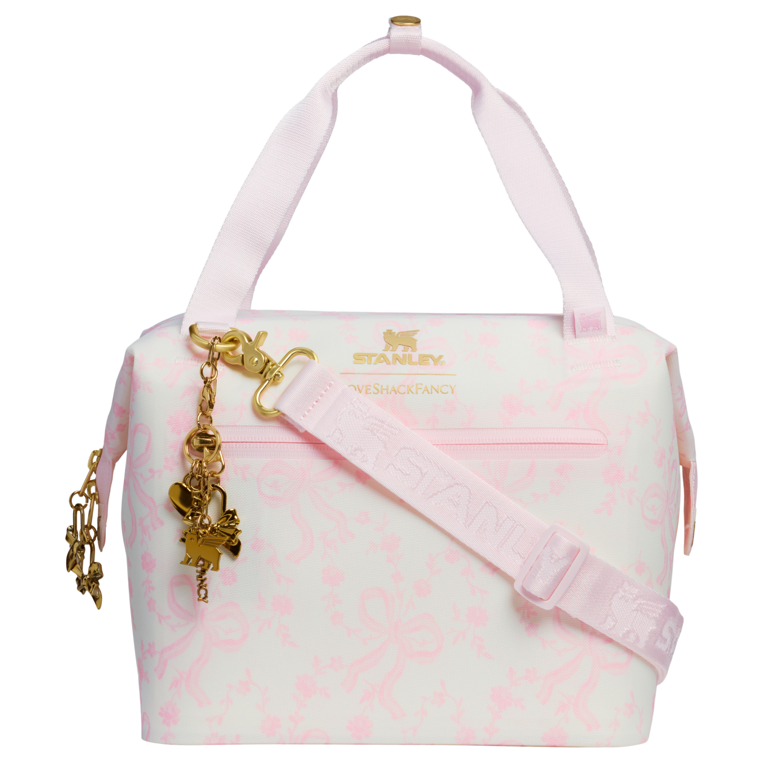 Stanley 1913 x LoveShackFancy Holiday All Day Julienne Mini Cooler | 10 Can | 7.4 QT | 7.0 L Coquette Bow Chantilly Coquette Bow Chantilly