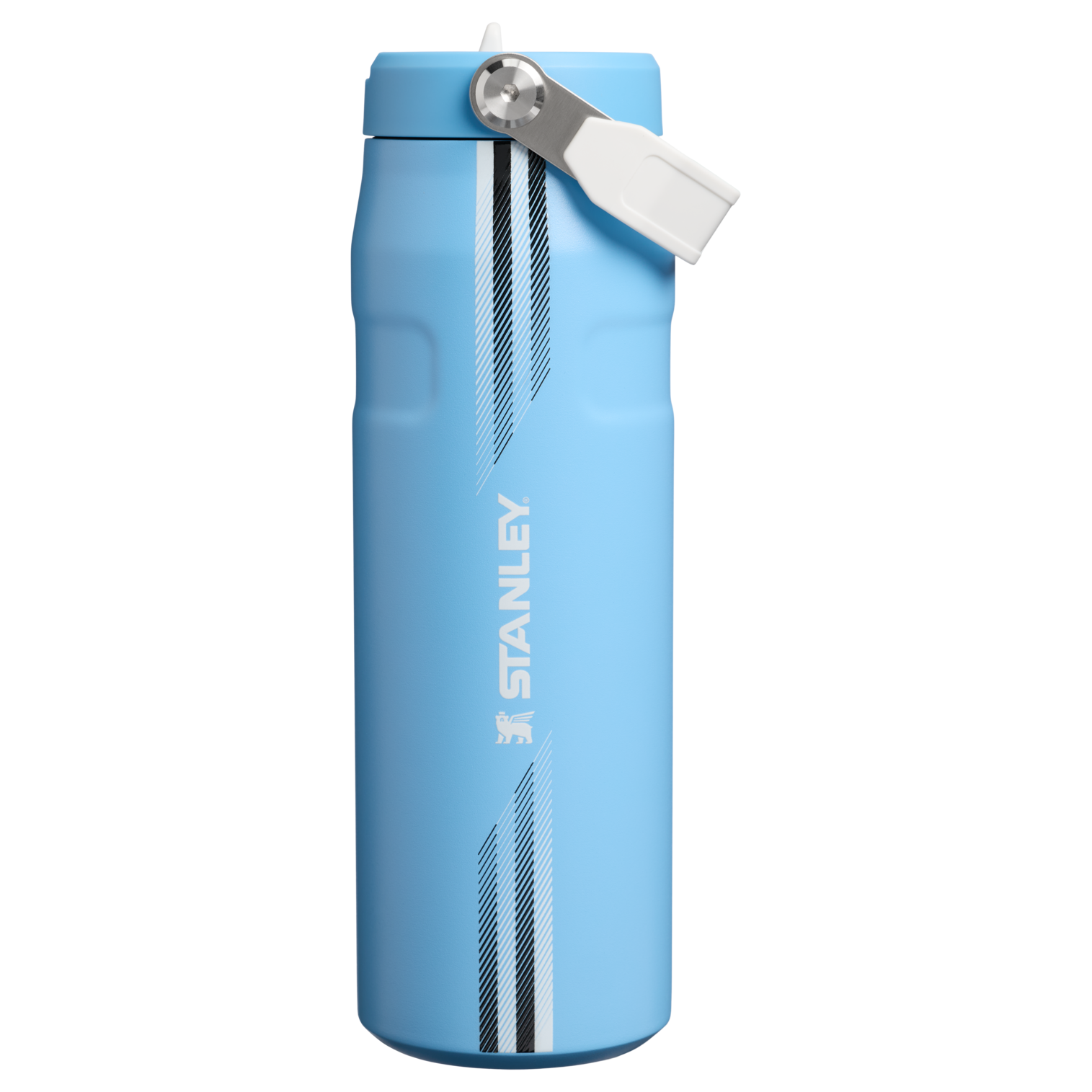 Country Collection IceFlow Aerolight Flip Straw Bottle | 24 oz - Stanley Create Team Light Blue White Team Light Blue White