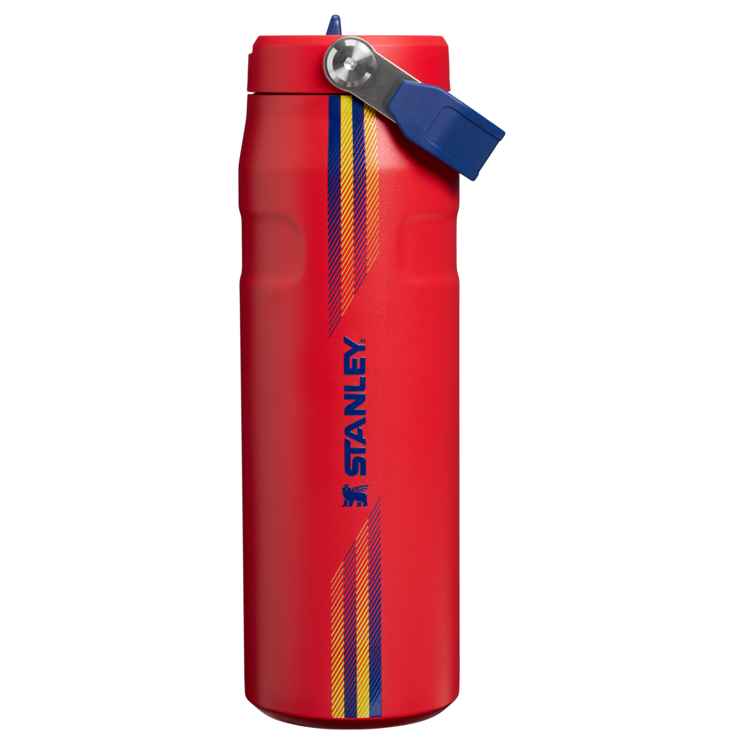The Country Collection IceFlow Aerolight Flip Straw Bottle | 24 OZ Team Red Dark Blue Team Red Dark Blue