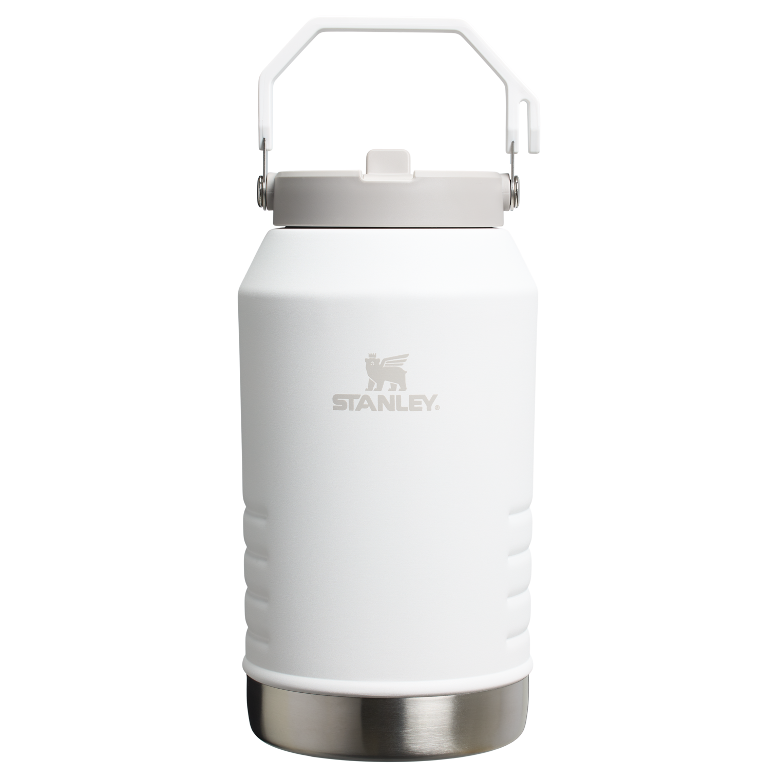 The IceFlow Flip Straw Jug | 96 OZ Frost Frost