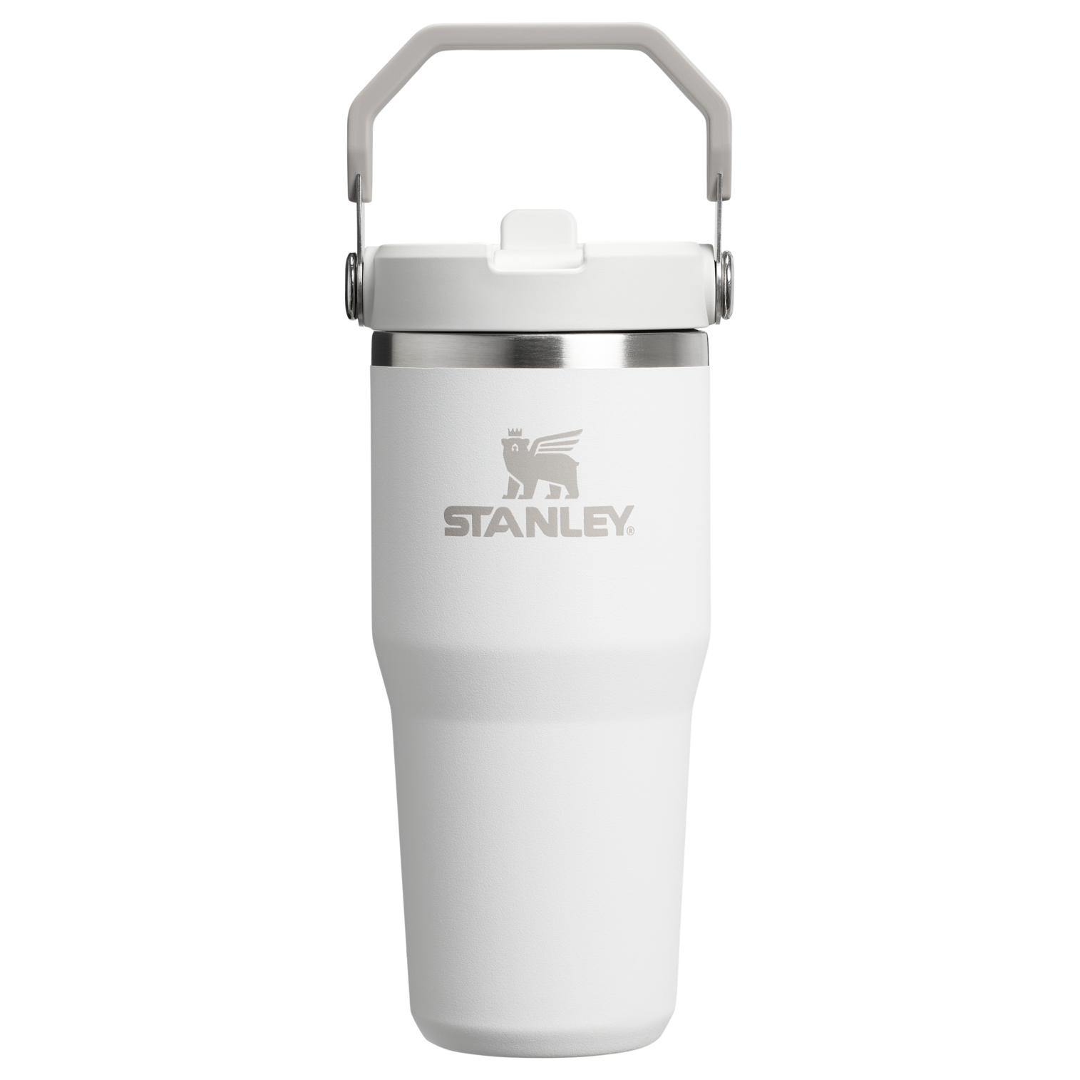 The IceFlow Flip Straw Tumbler | 14 OZ Frost Frost