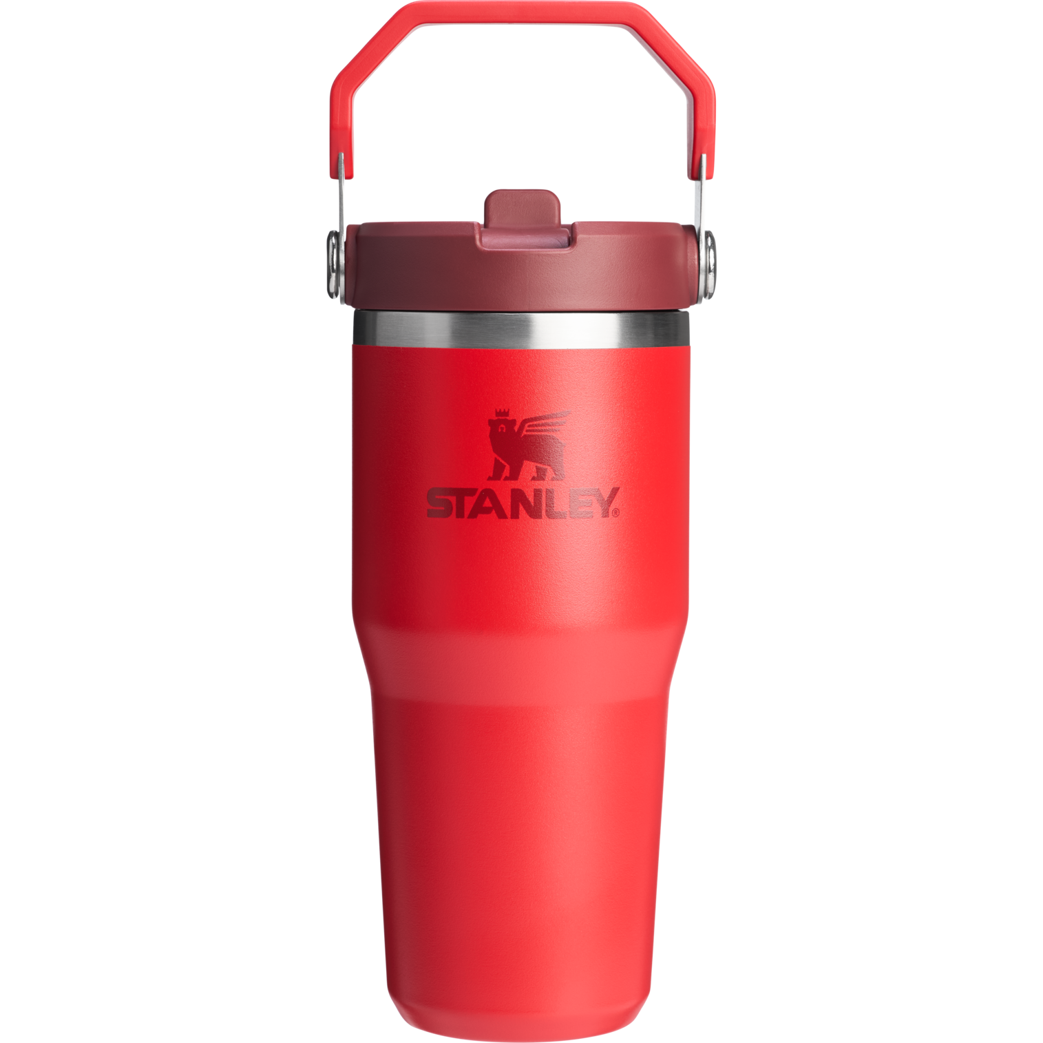 The IceFlow Flip Straw Tumbler | 14 OZ Chili Red Chili Red