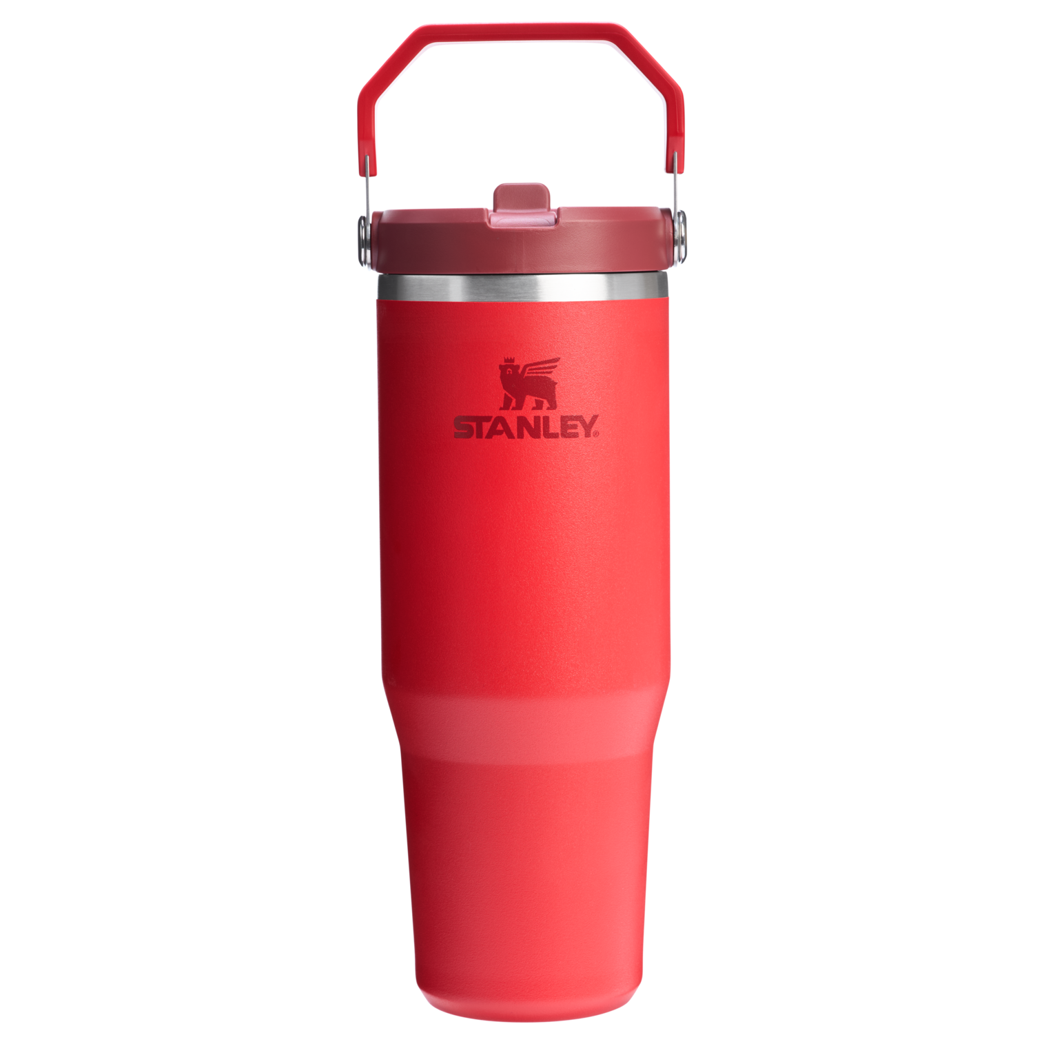 The IceFlow Flip Straw Tumbler | 30 OZ - Stanley Create Chili Red Chili Red