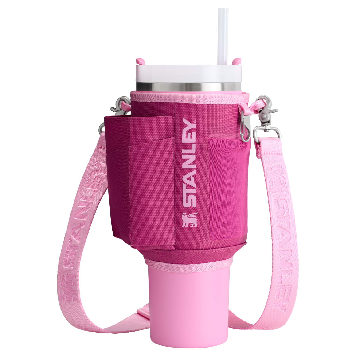 Stanley The All Day 40 OZ Quencher Carry-All | 40 OZ Fuchsia Fuchsia