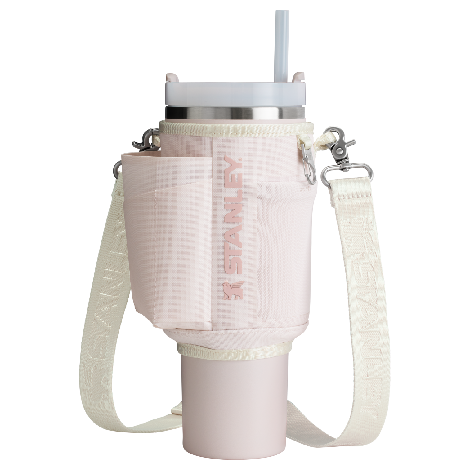 Stanley The All Day 40 OZ Quencher Carry-All | 40 OZ Rose Quartz Rose Quartz