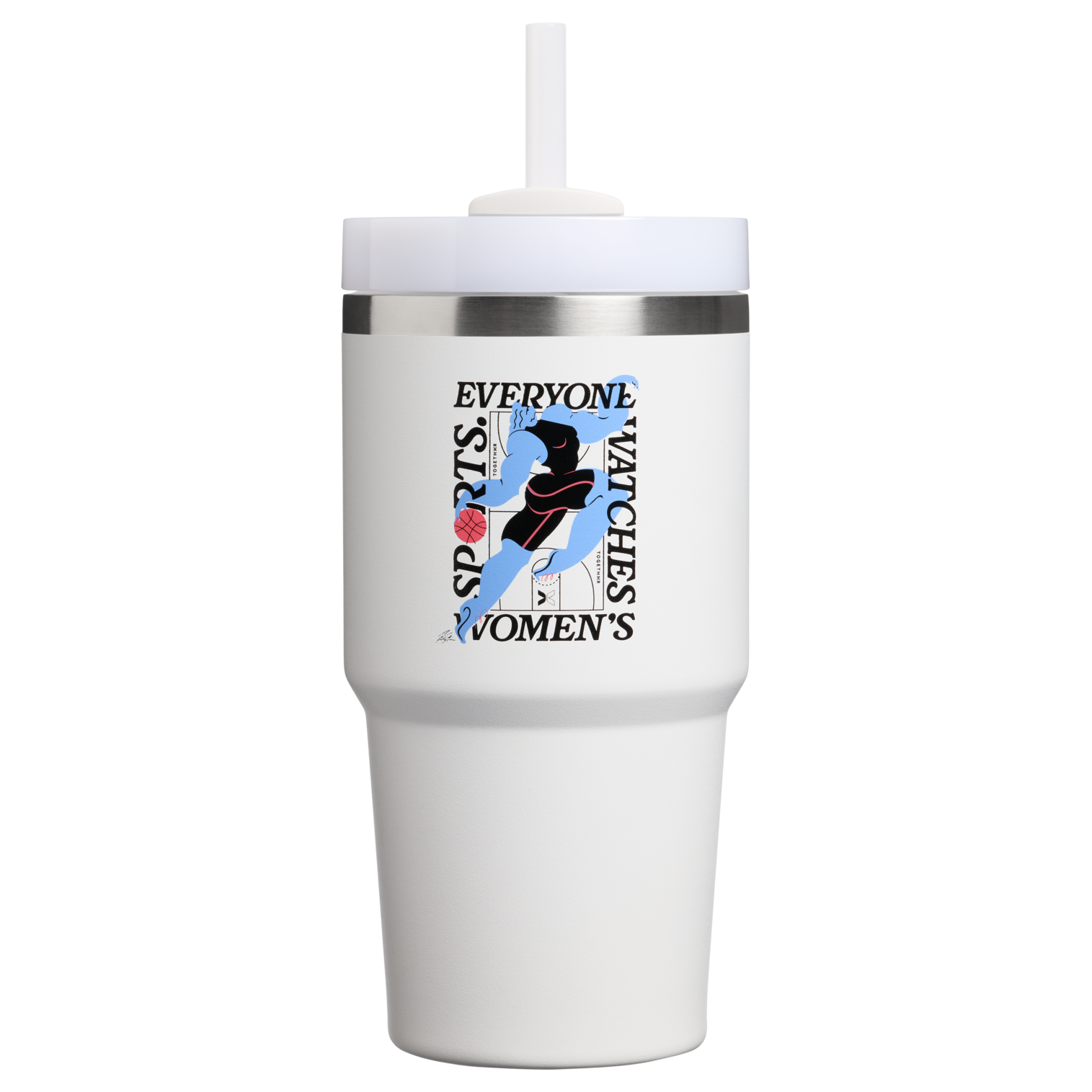 Stanley The Quencher H2.0 Flowstate Tumbler | 20 OZ Tournament White Tournament White